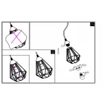 Настольная лампа декоративная Eglo Tarbes 94197 Цвет арматуры черный Цвет плафонов медь от ImperiumLoft