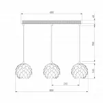 Подвесной светильник Bogate's Cedro 304/3 от ImperiumLoft
