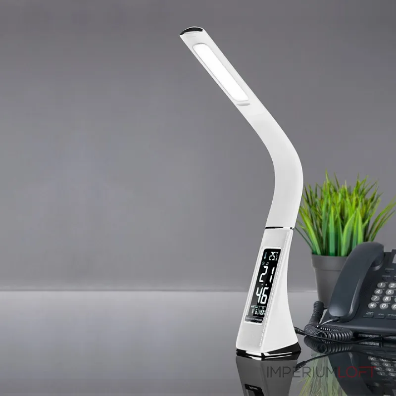 Настольная лампа офисная Elektrostandard Elara a039459 Цвет плафонов белый Цвет арматуры белый от ImperiumLoft Настольная лампа офисная Elektrostandard Elara a039459 Цвет плафонов белый Цвет арматуры белый от ImperiumLoft