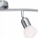 Спот Arte Lamp Falena A3115PL-4SS Цвет арматуры серебро Цвет плафонов белый от ImperiumLoft