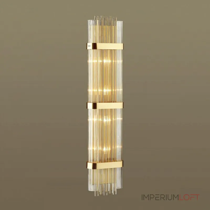 Накладной светильник Odeon Light Empire 4853/6W Цвет плафонов прозрачный Цвет арматуры золото от ImperiumLoft