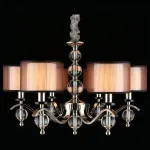 Подвесная люстра Aployt Floret APL.703.03.06 Цвет арматуры хром Цвет плафонов черно-белый от ImperiumLoft