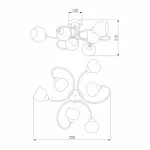 Потолочная люстра 30136/6