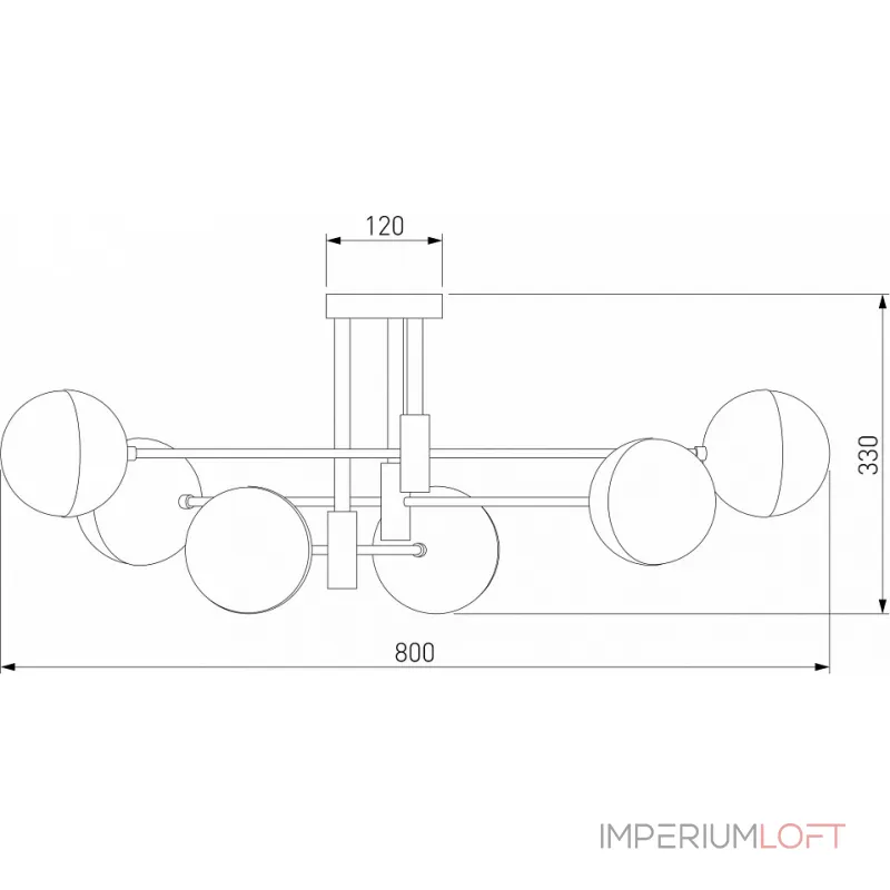 Потолочная люстра 70129/6