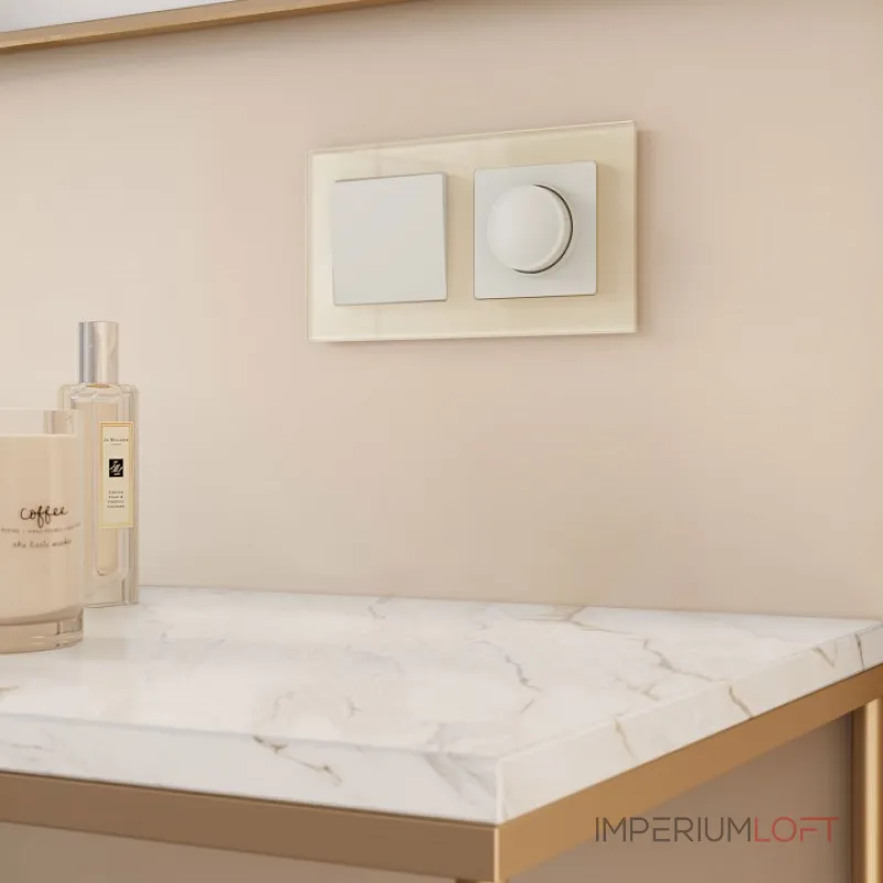 Рамка на 2 поста Werkel Favorit молочный W0021141 от ImperiumLoft