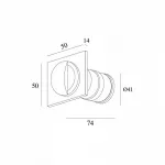 Встраиваемый светильник Denkirs DK1005 DK1010-WH Цвет плафонов белый Цвет арматуры белый от ImperiumLoft