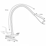 Настольная лампа офисная Lucide Zozy 18256/03/30 Цвет плафонов черный Цвет арматуры черный от ImperiumLoft