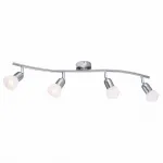 Спот Arte Lamp Falena A3115PL-4SS Цвет арматуры серебро Цвет плафонов белый от ImperiumLoft