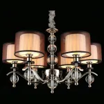 Подвесная люстра Aployt Floret APL.703.03.06 Цвет арматуры хром Цвет плафонов черно-белый от ImperiumLoft