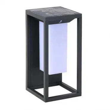 Наземный низкий светильник Horoz Electric Solaris 1 078-014-0001 цвет арматуры черный цвет плафонов белый Наземный низкий светильник Horoz Electric Solaris 1 078-014-0001 цвет арматуры черный цвет плафонов белый