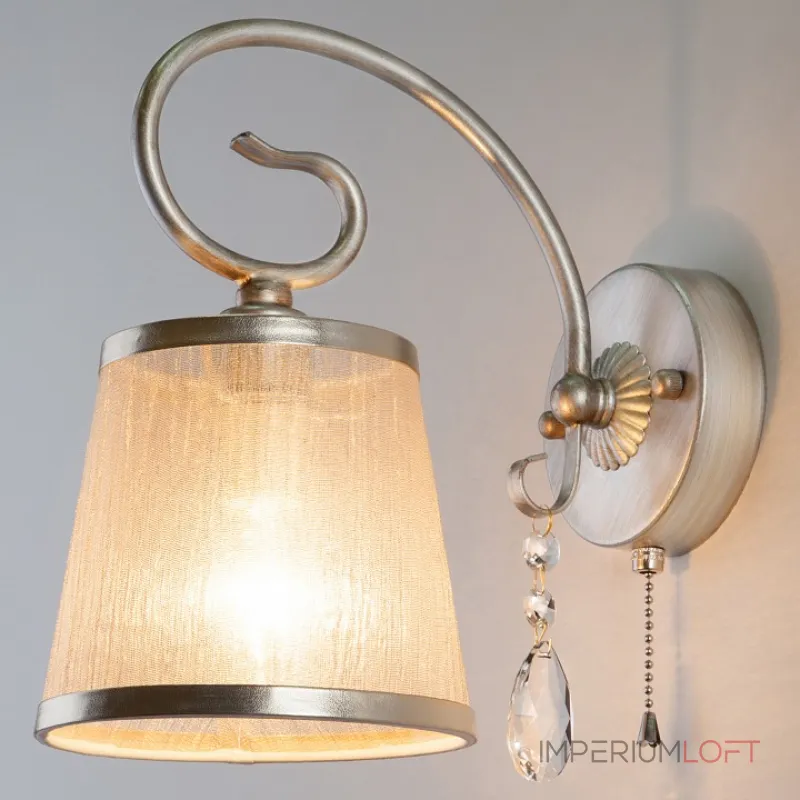 Бра Eurosvet 60065 60065/1 серебро Цвет плафонов серый Цвет арматуры серебро от ImperiumLoft Бра Eurosvet 60065 60065/1 серебро Цвет плафонов серый Цвет арматуры серебро от ImperiumLoft