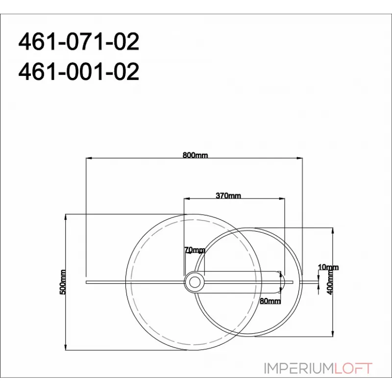 Накладной светильник Velante 461 461-001-02 от ImperiumLoft