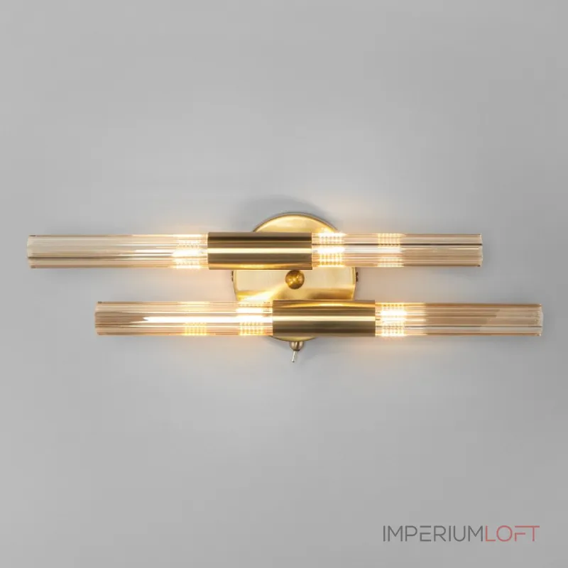 Бра Bogate's Sole 557/4 Цвет арматуры бронза Цвет плафонов янтарный от ImperiumLoft