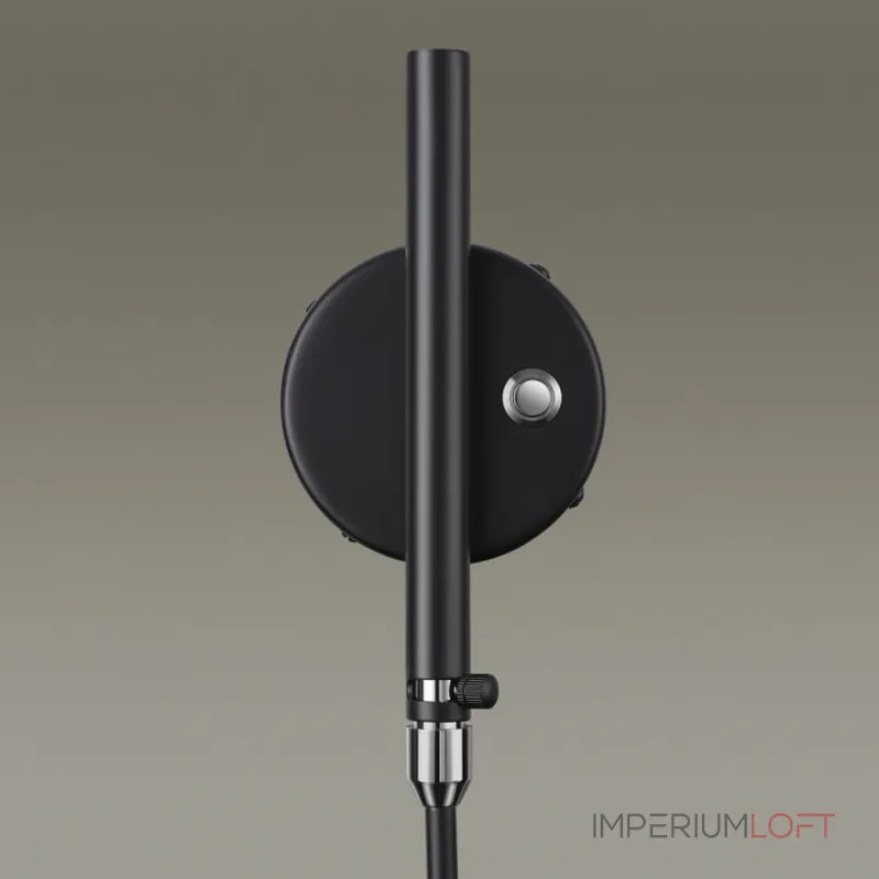Бра Odeon Light Kerbi 4831/1W Цвет плафонов черный Цвет арматуры черный от ImperiumLoft