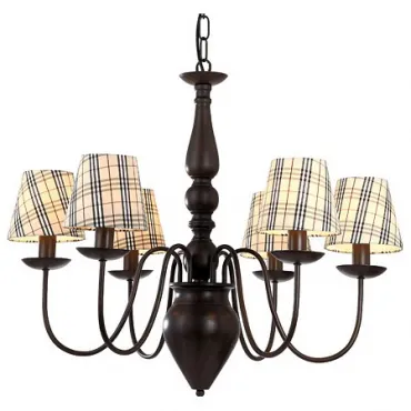 Подвесная люстра Arte Lamp Scotch A3090LM-6CK Подвесная люстра Arte Lamp Scotch A3090LM-6CK