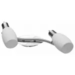 Бра Arte Lamp Volare A4590AP-2SS Цвет арматуры хром Цвет плафонов белый от ImperiumLoft