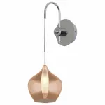 Бра Lightstar Pentola 803543 Цвет арматуры хром Цвет плафонов янтарный от ImperiumLoft