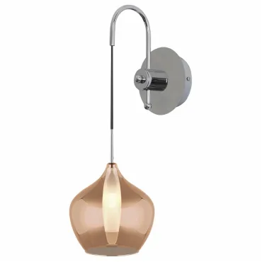 Бра Lightstar Pentola 803543 Цвет арматуры хром Цвет плафонов янтарный