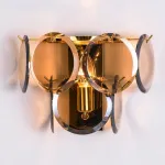 Накладной светильник Divinare Chloe 7566/01 AP-1 Цвет плафонов коричневый Цвет арматуры золото от ImperiumLoft