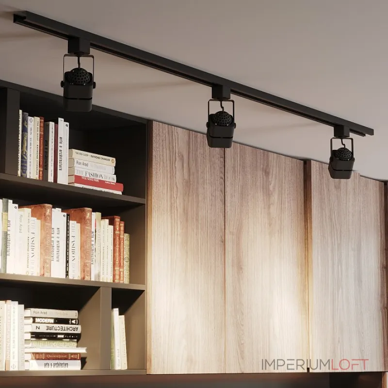 Светильник на штанге Gauss TR TR009 Цвет плафонов черный от ImperiumLoft