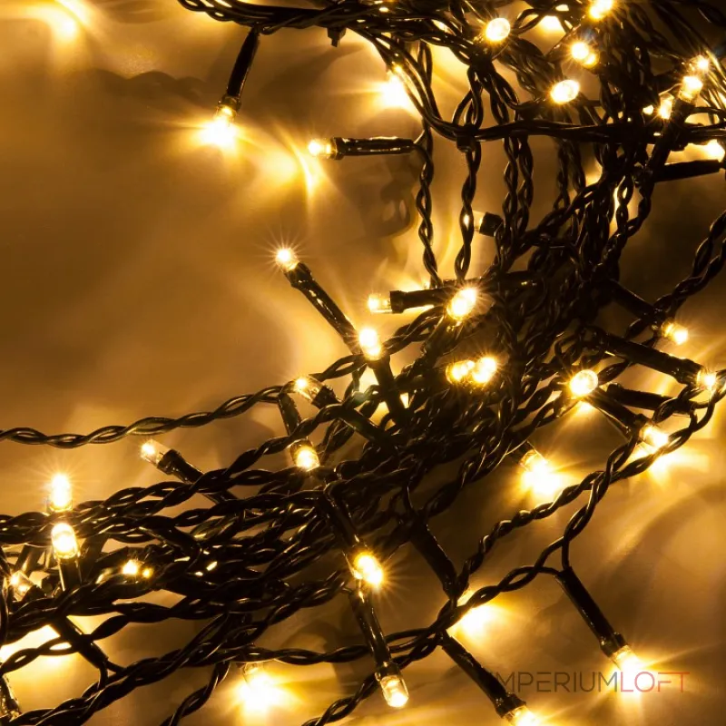 Занавес световой Eurosvet 200-003 от ImperiumLoft (золотисты)