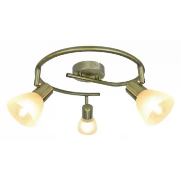 Спот Arte Lamp Parry A5062PL-3AB Цвет арматуры бронза Цвет плафонов белый
