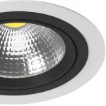 Встраиваемый светильник Lightstar Intero 111 i936070607 Цвет арматуры черно-белый от ImperiumLoft