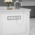 Розетка с заземлением и шторками, без рамки Werkel белый W1171101 от ImperiumLoft