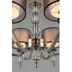 Подвесная люстра Aployt Floret APL.703.03.06 Цвет арматуры хром Цвет плафонов черно-белый от ImperiumLoft