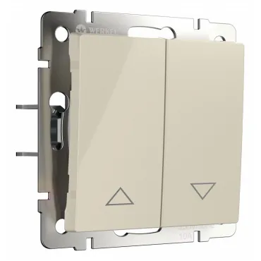 Выключатель для жалюзи Werkel Слоновая кость W1124503