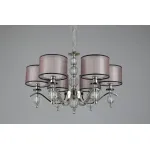 Подвесная люстра Aployt Floret APL.703.03.06 Цвет арматуры хром Цвет плафонов черно-белый от ImperiumLoft