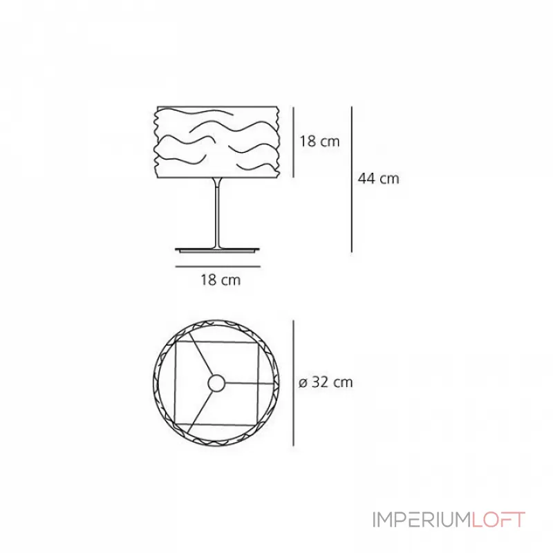 Плафон Artemide Aqua Cil 0938020A