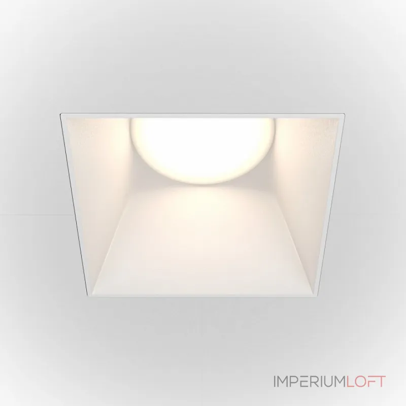 Встраиваемый светильник Maytoni Share DL051-01-GU10-SQ-W от ImperiumLoft