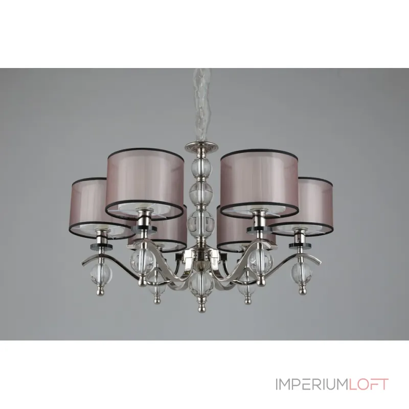 Подвесная люстра Aployt Floret APL.703.03.06 Цвет арматуры хром Цвет плафонов черно-белый от ImperiumLoft