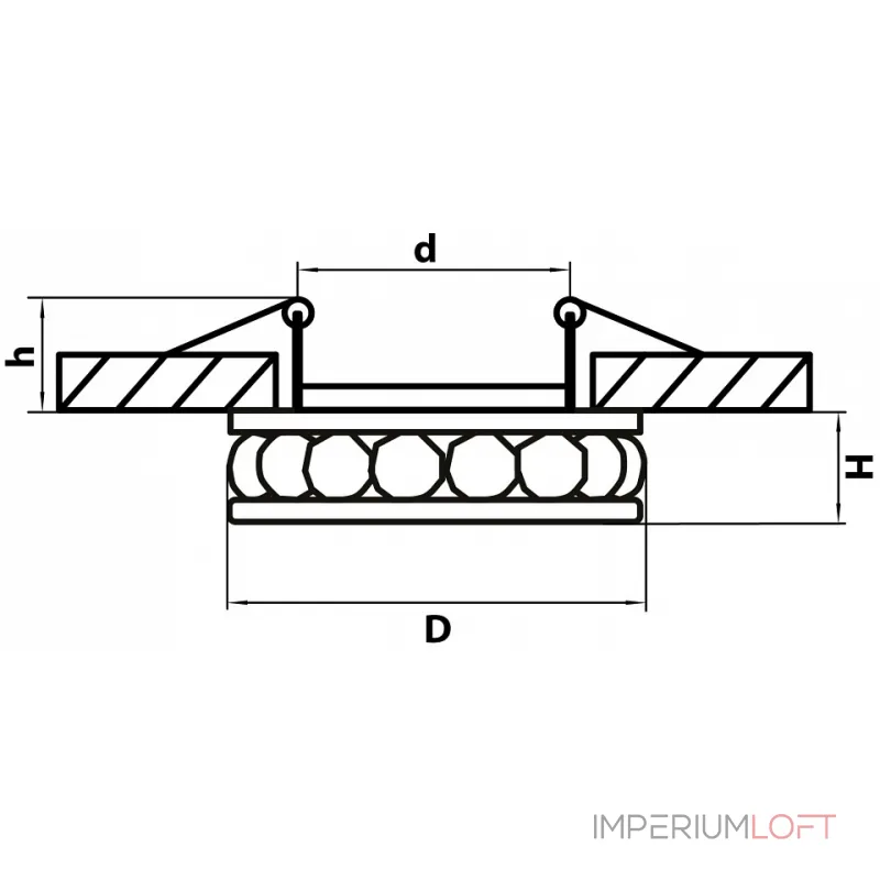 Встраиваемый светильник Lightstar Monilo 031702 Цвет арматуры золото Цвет плафонов прозрачный от ImperiumLoft Встраиваемый светильник Lightstar Monilo 031702 Цвет арматуры золото Цвет плафонов прозрачный от ImperiumLoft