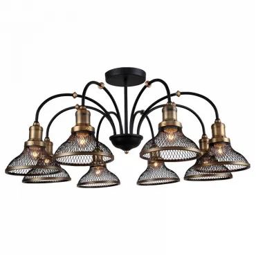 Люстра на штанге Stilfort Feloria 2009/02/08C Цвет плафонов бронза Цвет арматуры черный