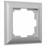 Рамка на 1 пост Werkel Fiore 1 W0012206 Цвет арматуры серебро от ImperiumLoft