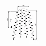 Занавес световой Eurosvet 200-003 от ImperiumLoft (золотисты)