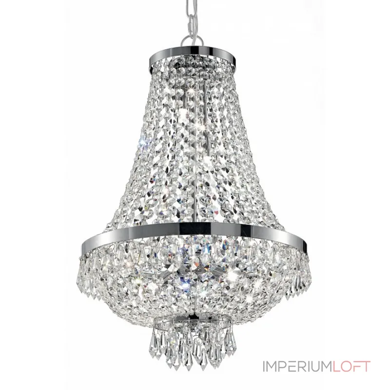 Подвесная люстра Ideal Lux Caesar CAESAR SP6 CROMO Подвесная люстра Ideal Lux Caesar CAESAR SP6 CROMO