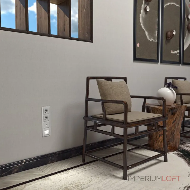 Розетка с заземлением и шторками, без рамки Werkel белый W1171101 от ImperiumLoft