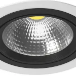 Встраиваемый светильник Lightstar Intero 111 i936070607 Цвет арматуры черно-белый от ImperiumLoft