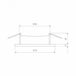Встраиваемый светильник Elektrostandard 112 MR16 a053339 от ImperiumLoft