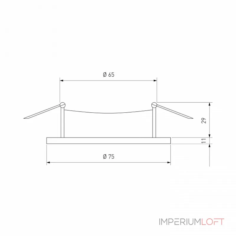 Встраиваемый светильник Elektrostandard 112 MR16 a053339 от ImperiumLoft
