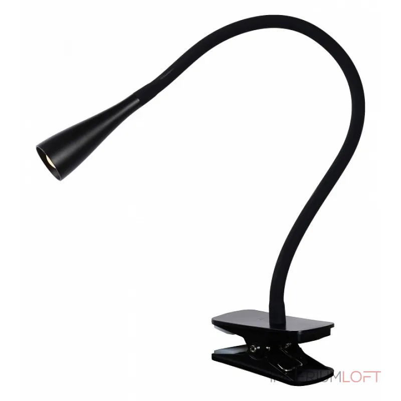 Настольная лампа офисная Lucide Zozy 18256/03/30 Цвет плафонов черный Цвет арматуры черный от ImperiumLoft