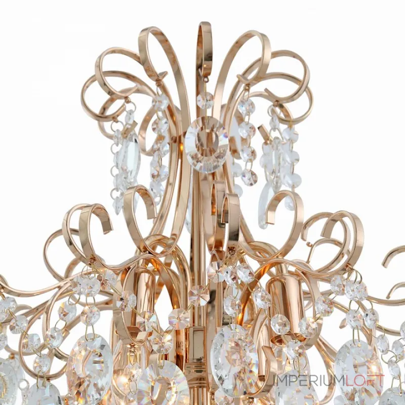 Торшер ST-Luce Orecchini SL846.205.04 Цвет плафонов прозрачный Цвет арматуры золото от ImperiumLoft