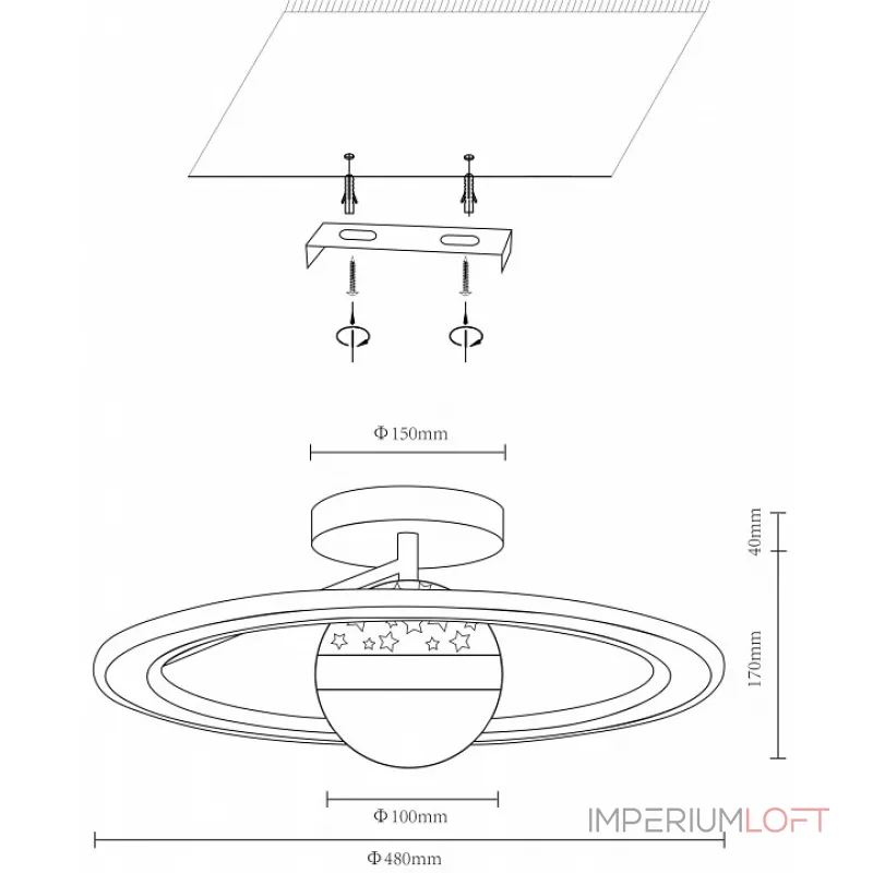 Потолочная люстра Velante Velante 431-107-02 Потолочная люстра Velante Velante 431-107-02