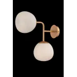 Бра Maytoni Erich MOD221-WL-02-G Цвет арматуры золото Цвет плафонов белый от ImperiumLoft