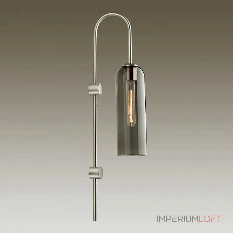 Бра Odeon Light Vosti 4805/1W Цвет плафонов серый Цвет арматуры никель от ImperiumLoft Бра Odeon Light Vosti 4805/1W Цвет плафонов серый Цвет арматуры никель от ImperiumLoft