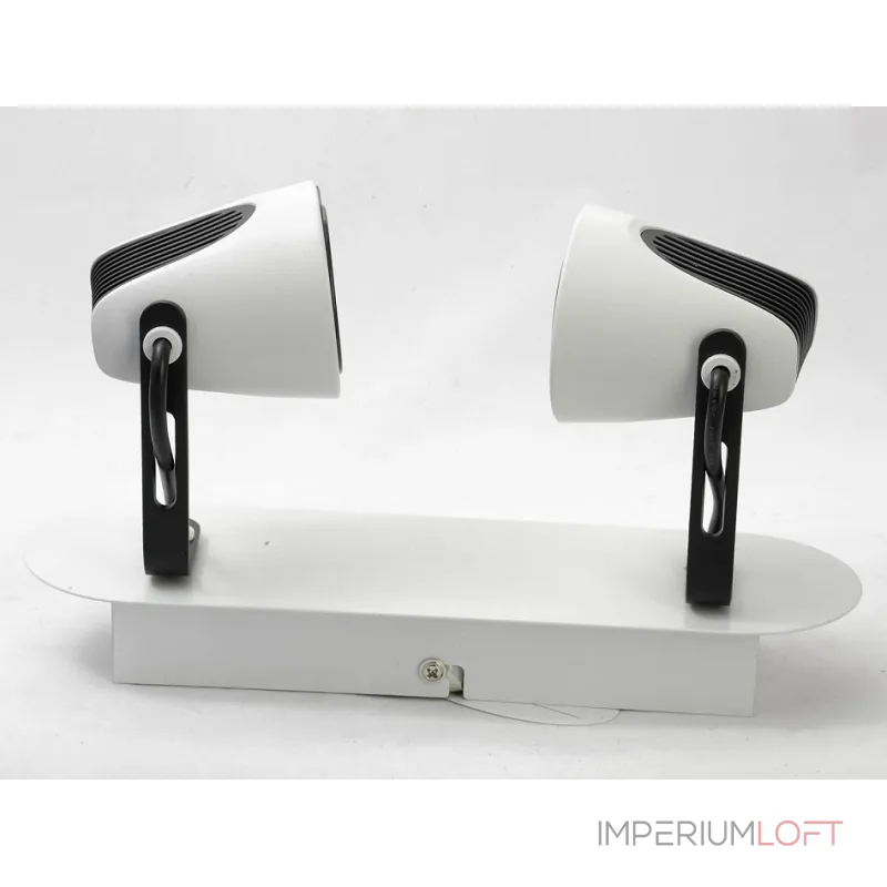 Спот Lussole Merano LSN-4101-02 Цвет арматуры черно-белый от ImperiumLoft