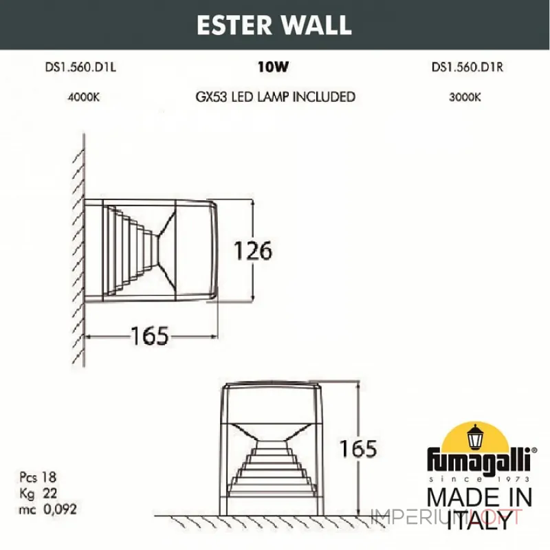 Накладной светильник Fumagalli Ester DS1.560.000.AXD1L от ImperiumLoft Накладной светильник Fumagalli Ester DS1.560.000.AXD1L от ImperiumLoft